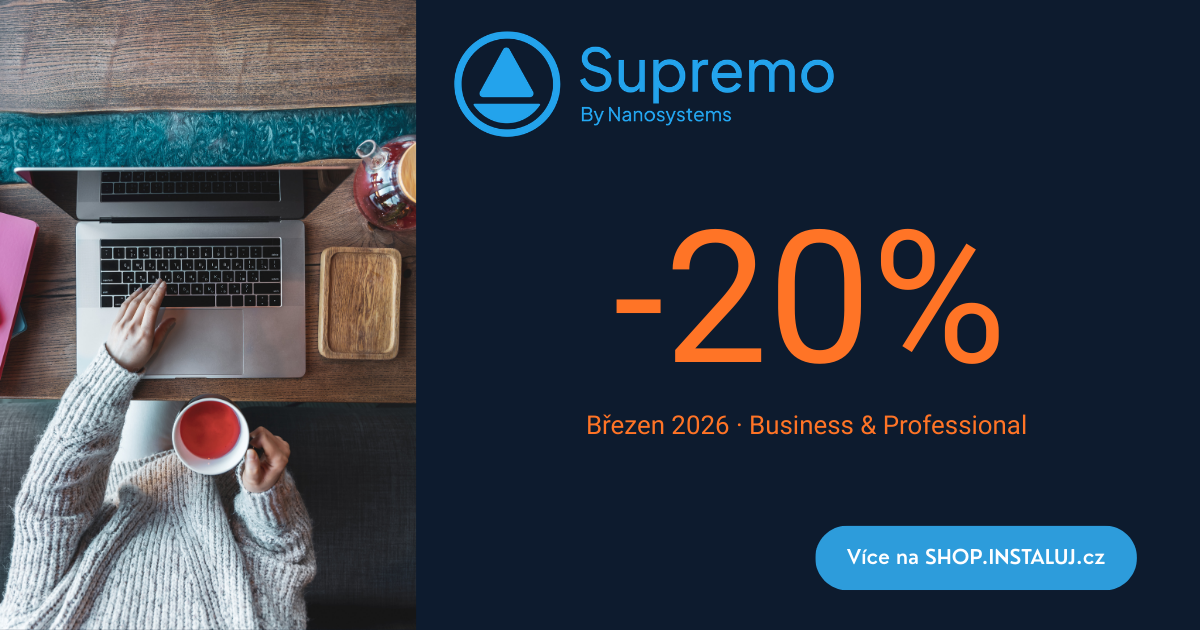 🎉 BŘEZNOVÁ AKCE: SUPREMO s 20% slevou