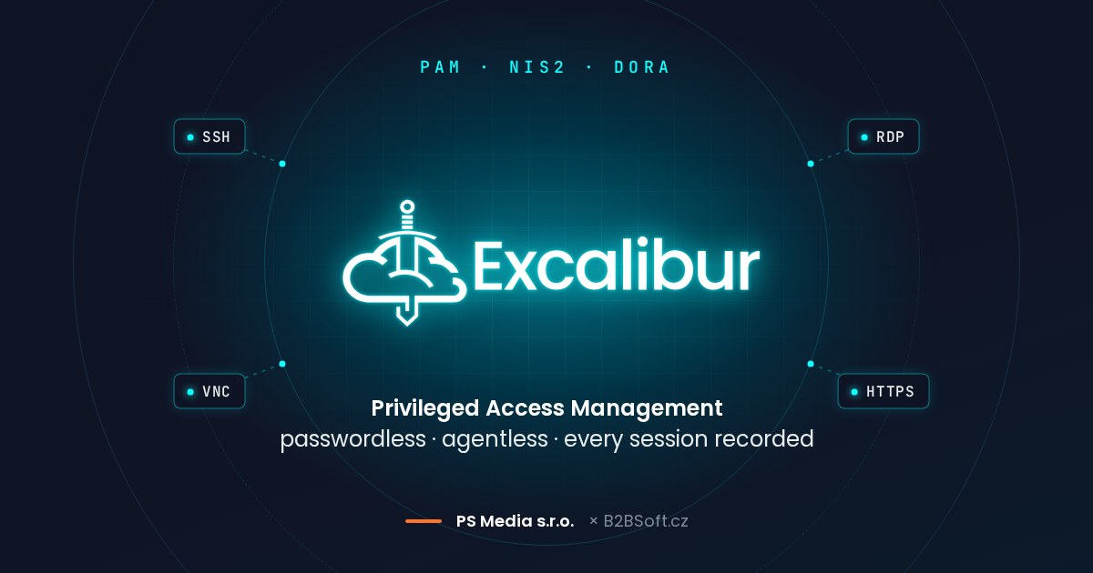 PS Media s.r.o. becomes the distributor of Excalibur privileged access management