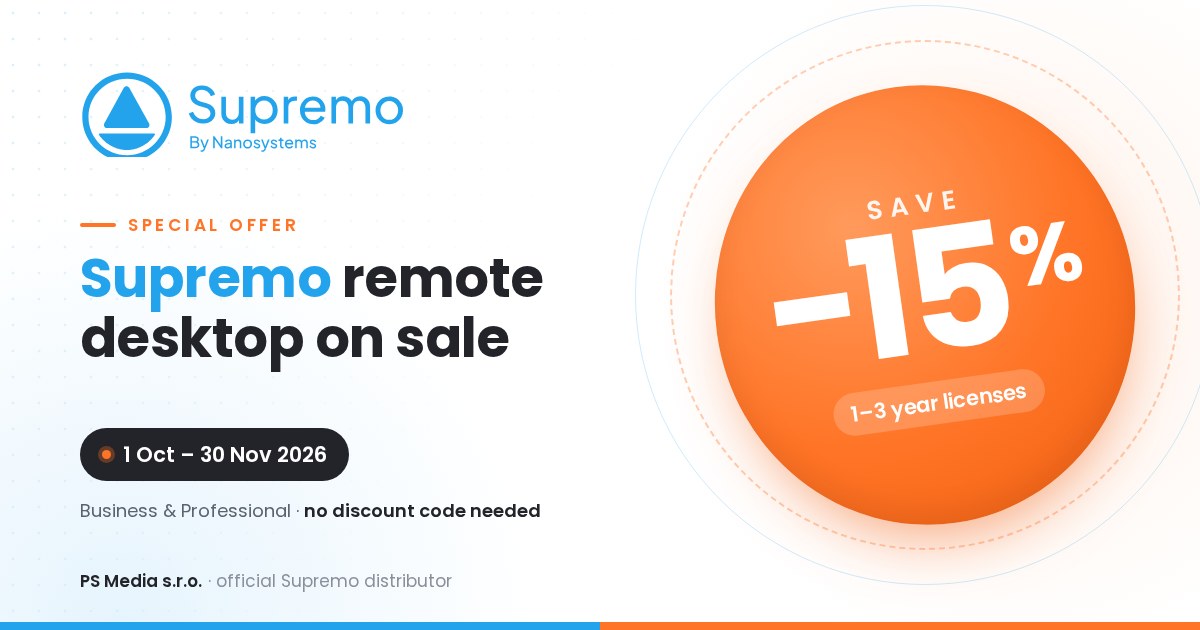 Promotion: Supremo 15% off until 30 November 2026